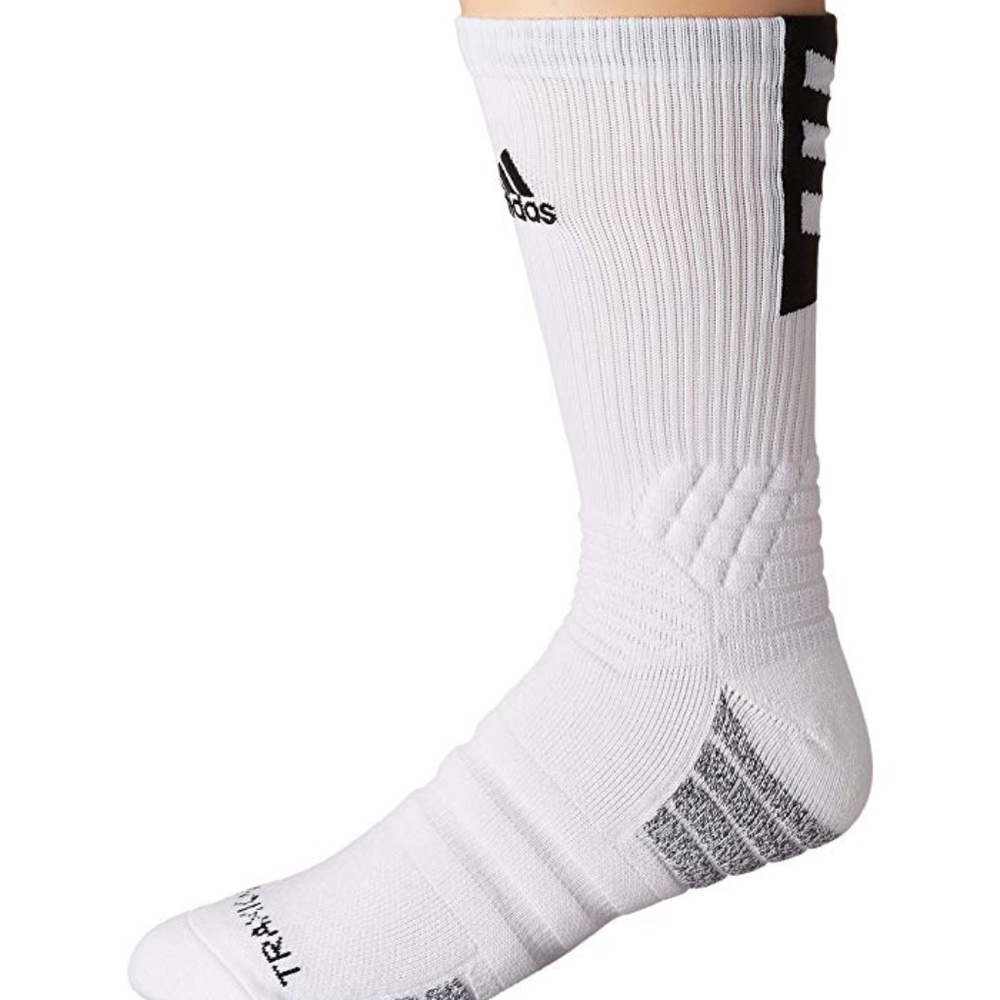 Adidas Creator 365 Basketball Socks XL NWT B/W - Picture 2 of 6